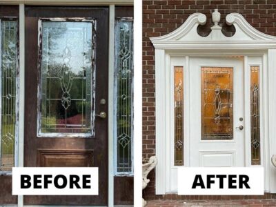 Door Finishing Before and After